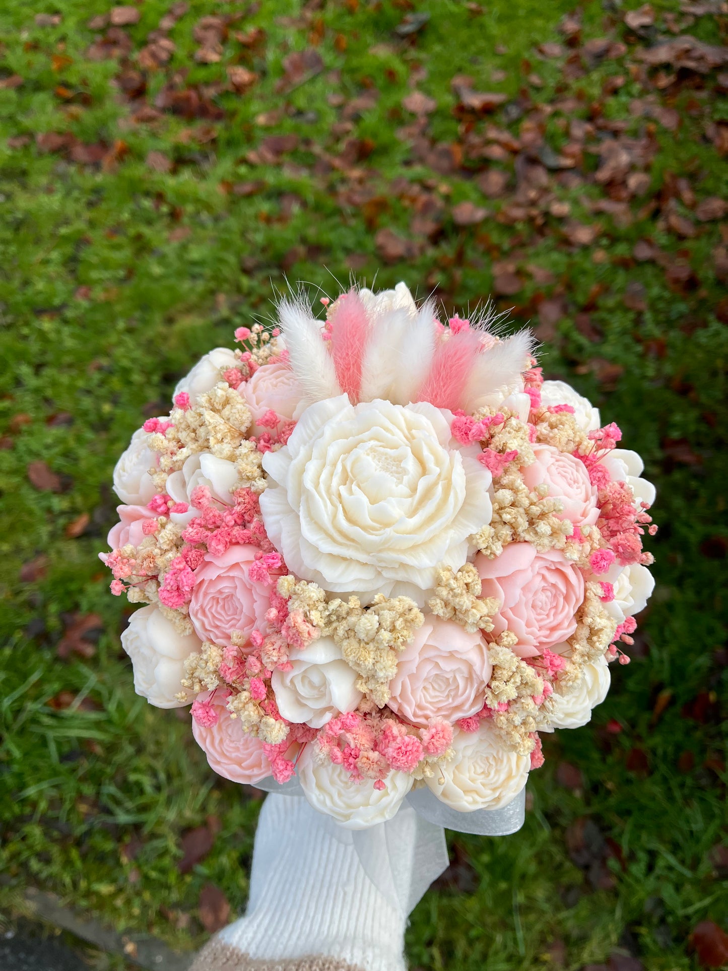 Pink/White box hat