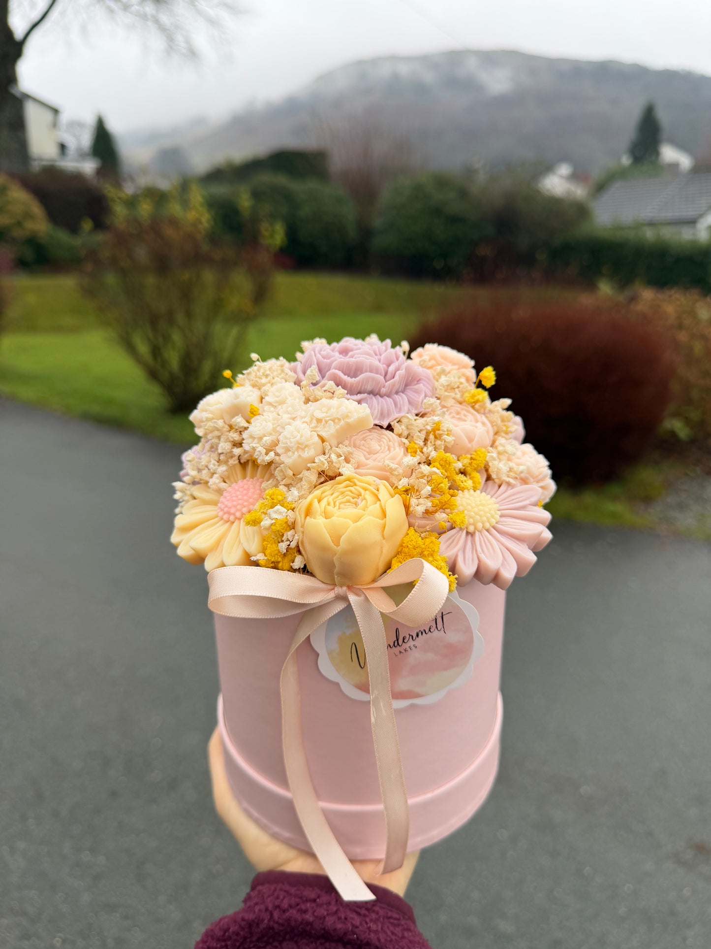 Pastel Bloom Hat Box