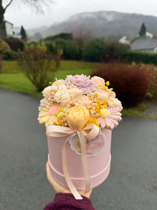 Pastel Bloom Hat Box