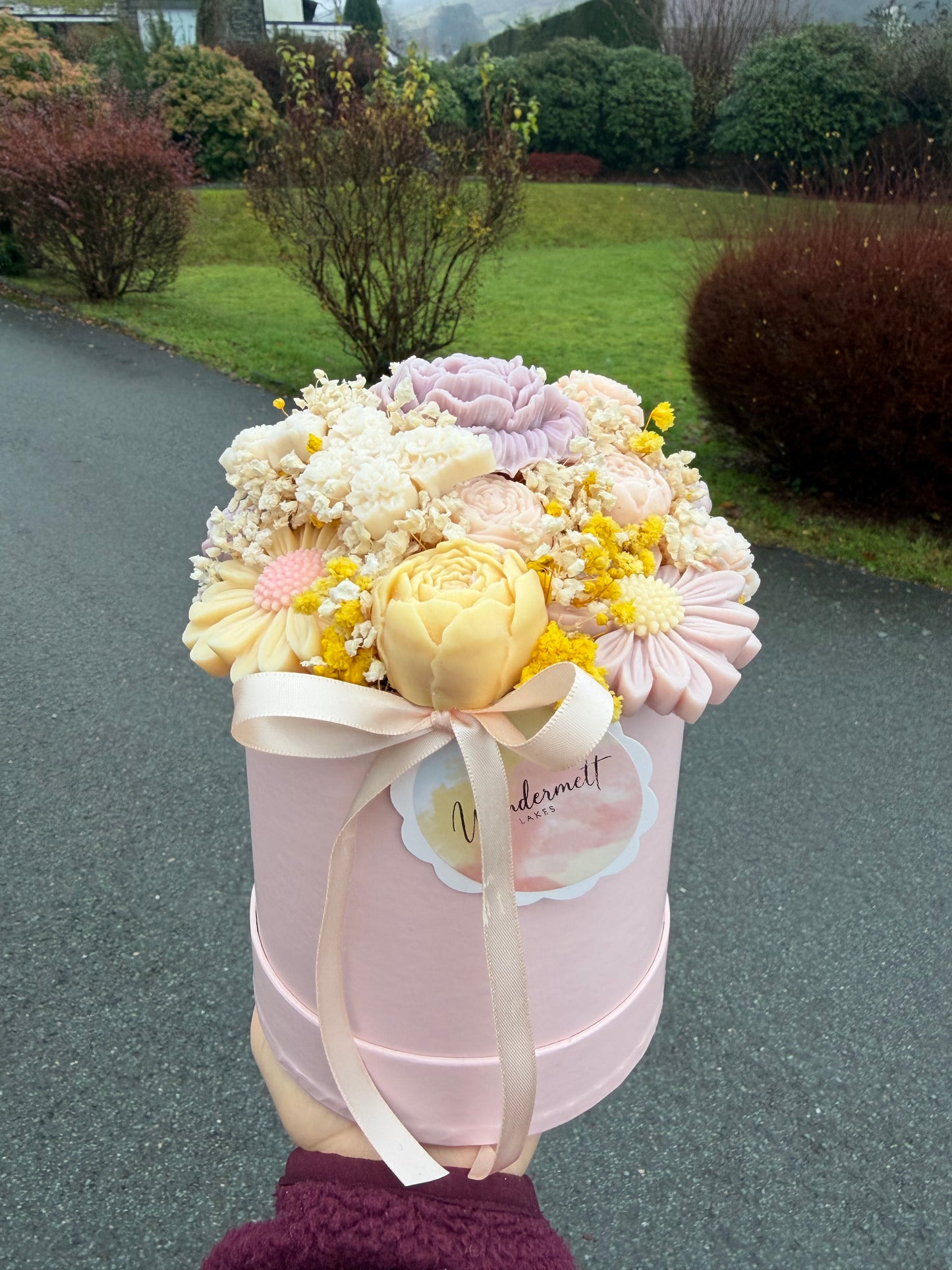 Pastel Bloom Hat Box