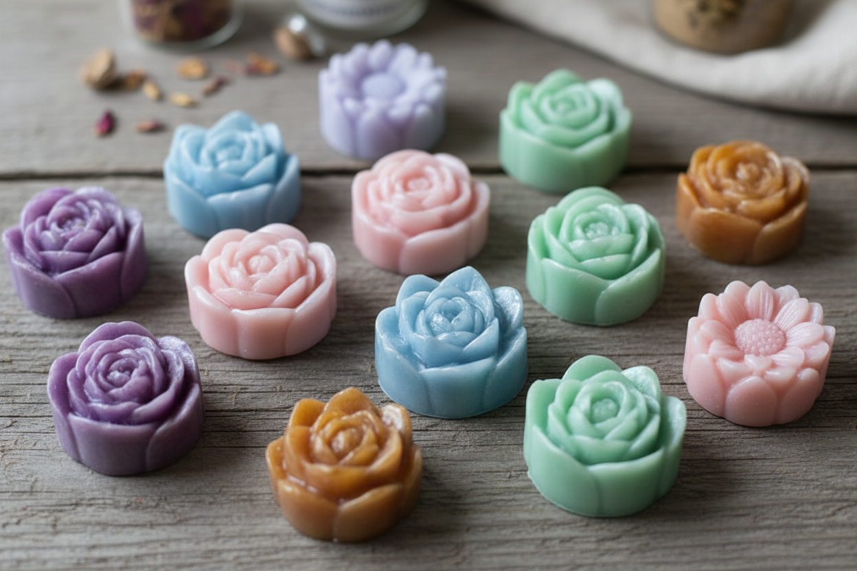 flower shape wax melts