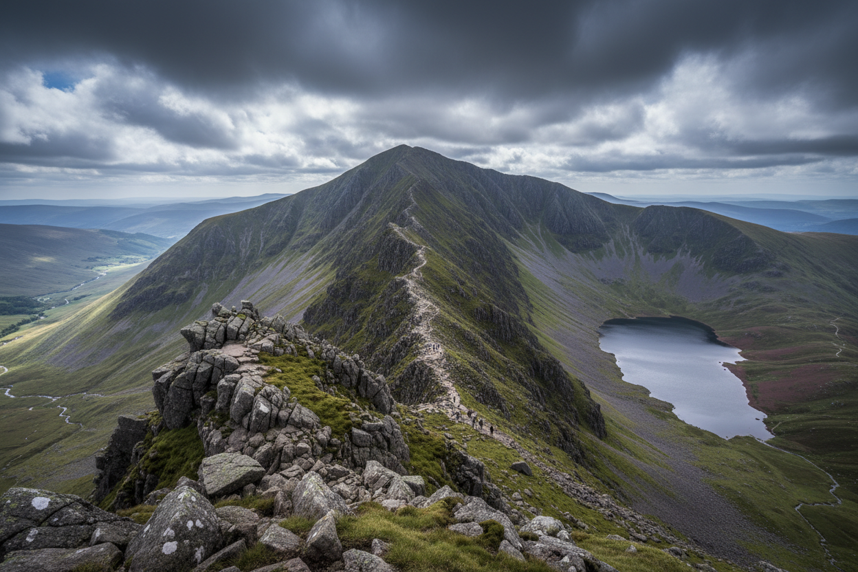 helvellyn cumbria uk