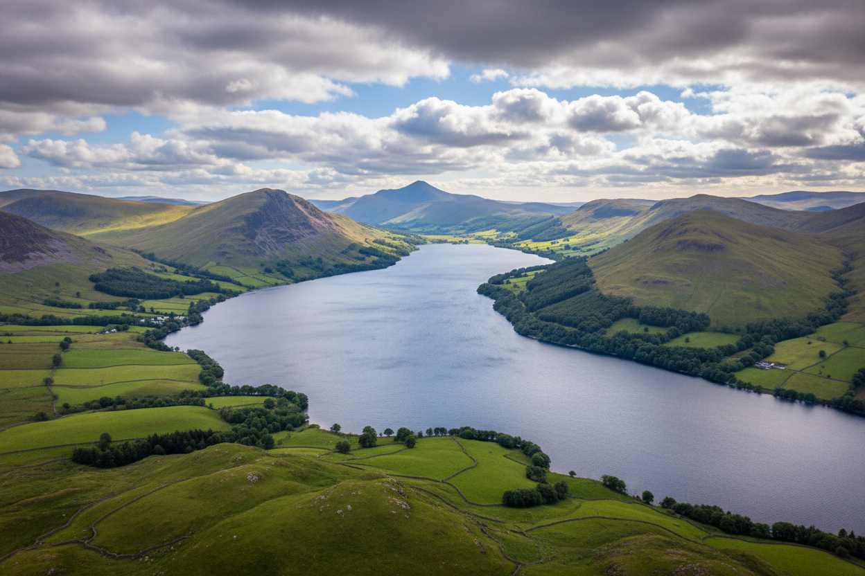 ullswater cumbria uk