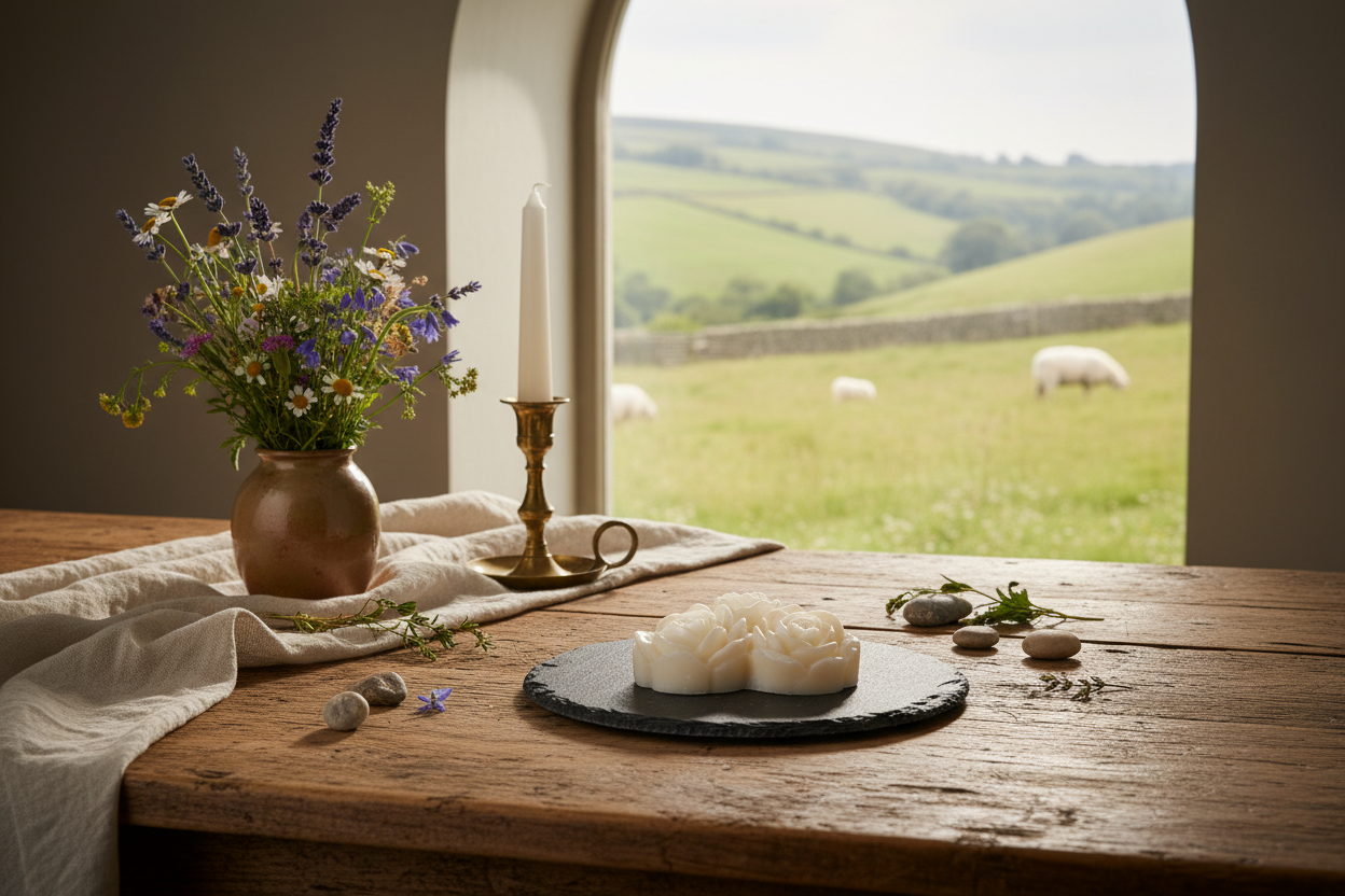 wax melt in luxurious setup country side